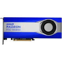 AMD Radeon Pro W6800 - Carte graphique - Radeon Pro W6800 - 32 Go GDDR6 - PCIe 4.0 x16 - 6 x Mini DisplayPort