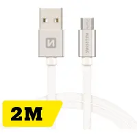 Swissten Datenkabel Textil USB / Micro-USB 2.0 M