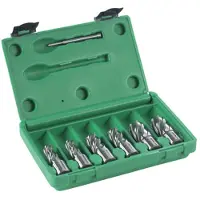 HiKOKI 754496 Jeu de couronne à métaux 2 x 14/18/22 x 30 mm - tige de centrage (Jeu de 7pcs)
