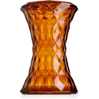 Kartell Tabouret Stone - couleur ambre jaune