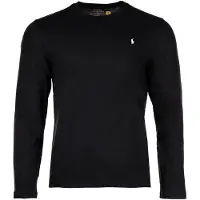 Ralph Lauren Pyjama long noir / blanc