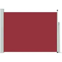 The Living Store Store latéral extensible 120×500 cm rouge