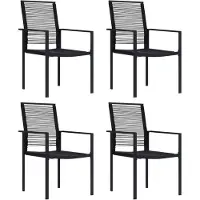 The Living Store 5-pcs. Ensemble de salle à manger de jardin