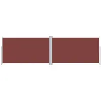 The Living Store Store latéral extensible brun 180x600 cm