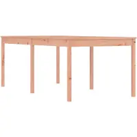 The Living Store Table de jardin 203,5x100x76 cm bois massif douglas