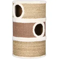 The Living Store Bac à litière pour chats 60 cm Herbe de mer