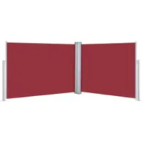 The Living Store Store latéral extensible rouge 120 x 1000 cm