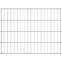 The Living Store Set de clôture de jardin 115x79 cm Vert