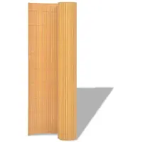 The Living Store Clôture de jardin double face PVC 90×500 cm Jaune