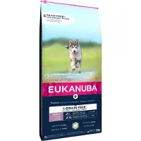 Eukanuba Alimentation Sec Pour Chiots De Grandes Race Agneau 12Kg