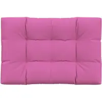 vidaXL Coussin de palette Rose 120x80x12 cm tissu