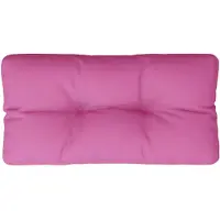 vidaXL Coussin de palette rose 70x40x12 cm tissu