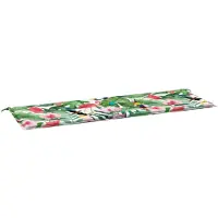 vidaXL Coussin pour banc de jardin Multicolore 150x50x4 cm Tissu Oxford
