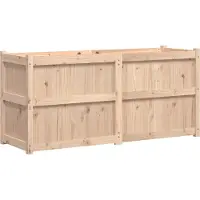 vidaXL Jardinière 150x50x70 cm bois de pin massif