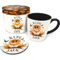 Painajainen ennen joulua NIGHTMARE BEFORE CHRISTMAS - King Jack - Boîte métal, mug & sous verre, Tasse, Multicolore