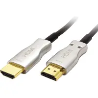 Value - Câble HDMI avec Ethernet - HDMI mâle pour HDMI mâle - 50 m - blindé - noir - support 4K, actif