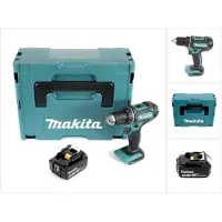 Makita DDF 482 T1J Perceuse-visseuse sans fil 62Nm 18V + 1x Batterie 5,0Ah + Coffret Makpac - sans chargeur