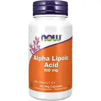 Now Maintenant, les aliments compl tent l'acide lipo que alpha 100 mg avec des vitamines C&E Scavenger des radicaux libres * 60 capsules de l gumes