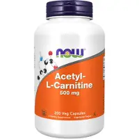 Now Acétyl-L-carnitine 500 mg 200 gélules végétales