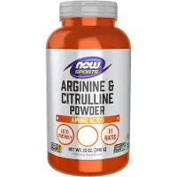 Now , Sport, Poudre d'Arginine et Citrulline, 12 oz (340 g)