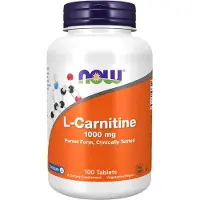 NOW,NOW Foods,NOW,NOW Foods , L-Carnitine, 1 000 mg, 100 Comprimés