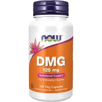 Now , DMG, 125 mg, 100 Gélules Végétales