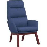 vidaXL Fauteuil relax bleu Tissu