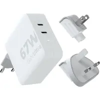Xtorm , chargeur de voyage GaN ultra-compact 67W PD avec câble USB-C 2m, gris