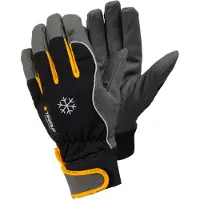 Tegera Ejendals 9122, gants d'atelier, noir, gris, jaune, nylon, polyester, polyuréthane, adulte, A (9)