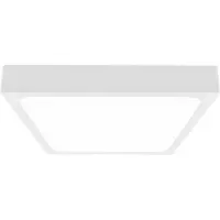 V-TAC Plafonnier LED VT-8624 - 24 W - Blanc - 4000 K - Convient pour les salles de bains