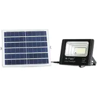 V-TAC Projecteur solaire noir - 16W - IP65 - 1050 lumens - 4000K