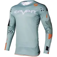 Seven Rival Trooper 2 Long Sleeve Enduro Jersey Gris XL Homme