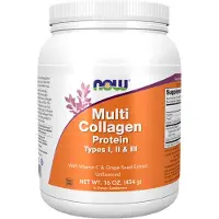 Now , Protéine Multi-Collagène, Type I, II & III, Non Aromatisée, 16 oz (454 g)