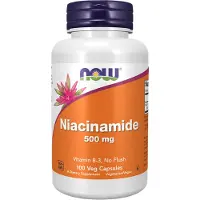 Now , Niacinamide, 500 mg, 100 Gélules Végétales