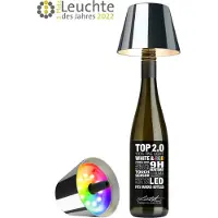 Sompex Lampe Top 2.0, hauteur : 110 mm, ø : 125 mm, chrome