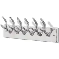 vidaXL Cintre/portemanteau en aluminium Argent