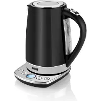 Eta ETA158790000 electric kettle 1.7 L 2200 W Black, Stainless steel