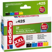 Edding Cartouche d'encre 18-425 comme HP No.920XL sw/c/m/y 4 pcs/paquet