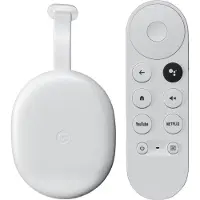 Google Chromecast, HD, Android, 1920 x 1080 pixels, 2160p, 60 images par seconde, High Dynamic Range 10 (HDR10), High Dynamic Range 10+ (HDR10 Plus), Hybrid Log-Gamma (HLG)