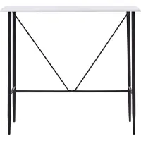The Living Store Bartisch Weiß 120 x 60 x 110 cm MDF