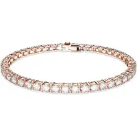 Swarovski Bracelet 'Matrix Tennis bracelet' or rose / transparent
