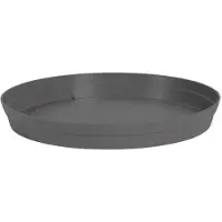 Eda Soucoupe Ø34.5cm Toscane Anthracite - Plastiques