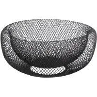 Paris Prix FIVE Simply Smart - Corbeille à Fruits "Mesh" 27cm Noir
