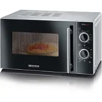 Severin MW 7771 micro-onde Noir, Argent Micro-onde combiné Comptoir 20 L 700 W