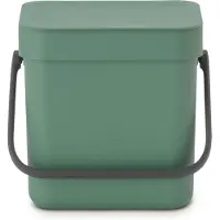 Brabantia Poubelle Sort Go Bin 3 l vert sapin