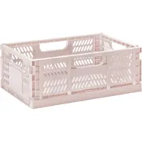 3 Sprouts SP3ICLGPN Boîte de rangement Panier de rangement Rectangulaire Plastique Rose