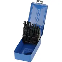 Silverline Jeu de forets hélicoïdaux HSS 1-13mm 25 pièces