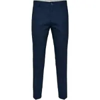 Selected Pantalon à pince 'Oasis' bleu marine