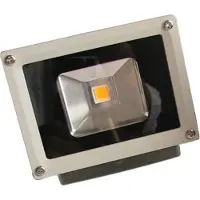 Synergy 21 Spot LED de chantier extérieur 10W boîtier gris vert V2 (900 lm)