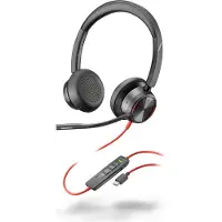 HP Poly POLY Micro-casque Blackwire 8225 stéréo USB-C + adaptateur USB-C/A